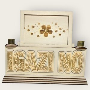 Igazi Nő – gyertyatartó képkerettel