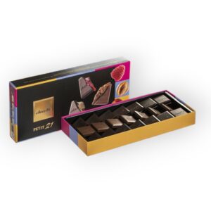 Töltött ét- és tejcsokoládé válogatás